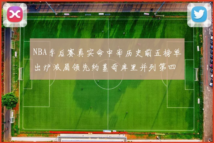NBA季后赛真实命中率历史前五榜单出炉浓眉领先约基奇库里并列第四